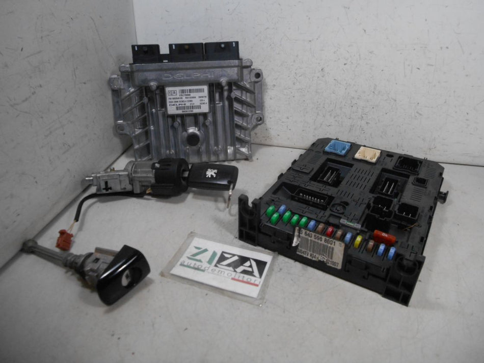 Kit Chiave ECU Peugeot 407 2.0 100kw RHR 2004 9663612380