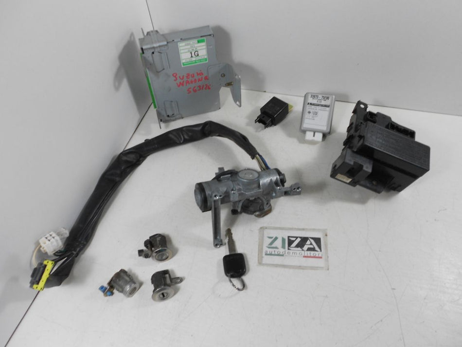 Kit Chiave ECU Suzuki Wagon R+ 1.0 48kw 65cv K10A 1998 33920-75F5 33970-75F0
