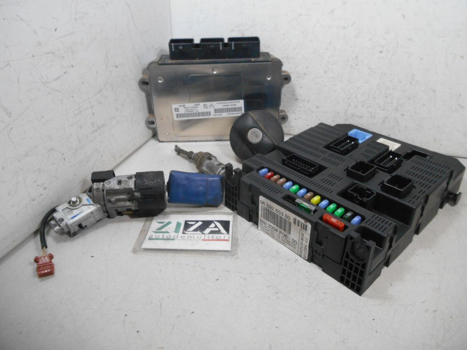 Kit Chiave ECU Citroen C3 I Res 1.1 44kw 60cv HFX 2006 9661700480 9659285380