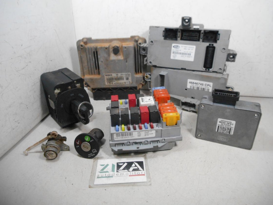 Kit Chiave ECU Fiat Croma 1.9 Mjet 150cv 939A2000 2007 0281012963 55205064