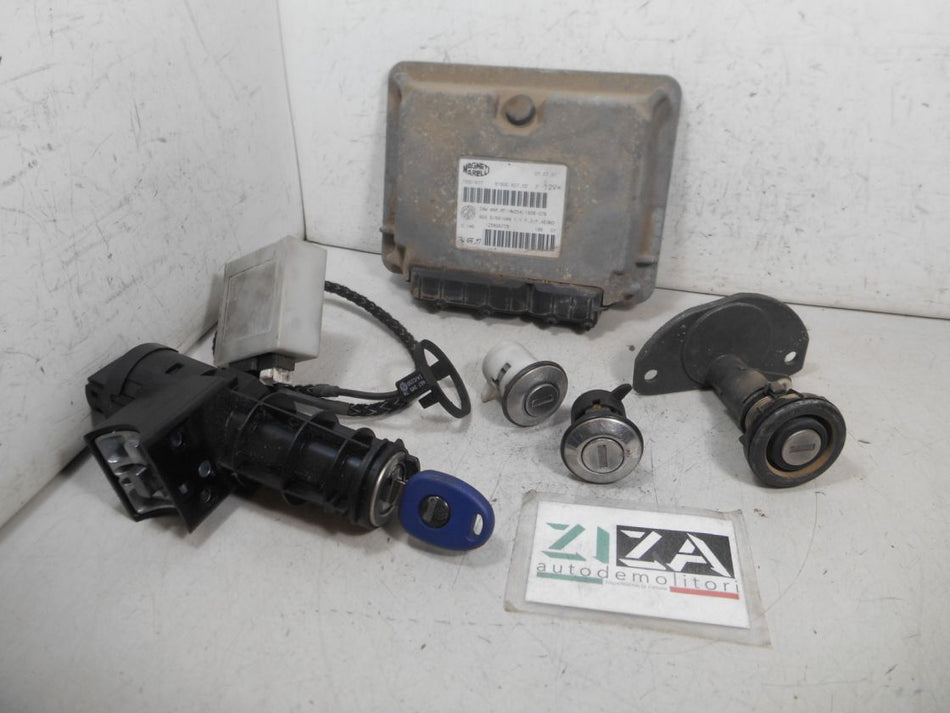 Kit Chiave ECU Fiat Seicento 1.1 40kw 187A1000 2001 73501877 IAW4AF.M7