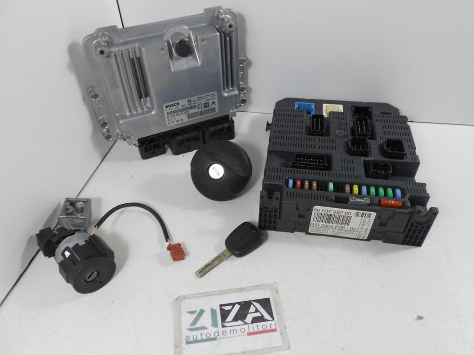 Kit Chiave ECU Peugeot 207 1.6 120cv 5FW 2007 9664738680 0261201505