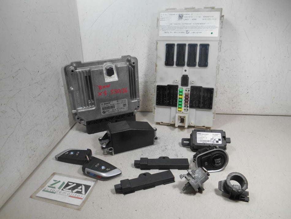 Kit Chiave ECU BMW X1 F48 xDrive18d 2.0 150cv B47C20A 2017 8470176-01 0281034449