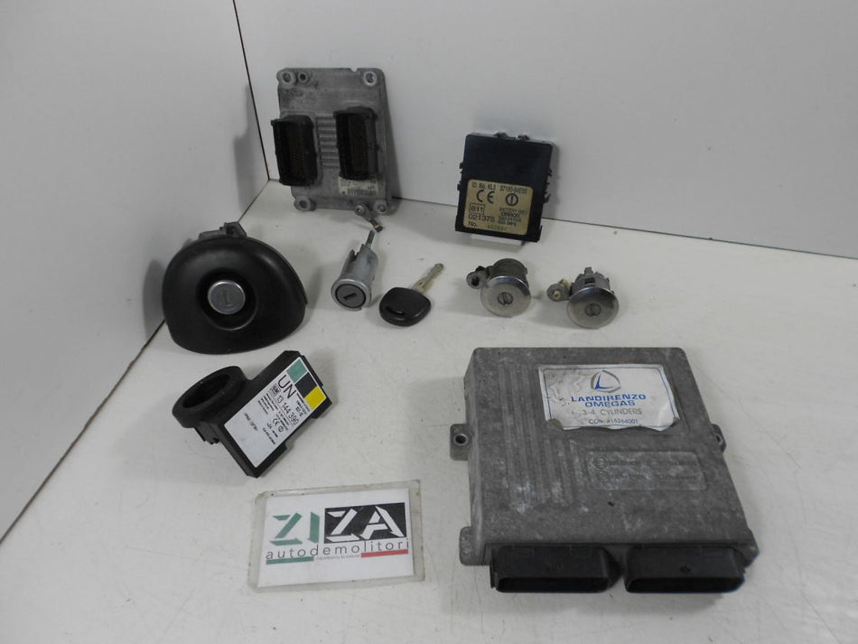 Kit Chiave ECU Opel Agila A 1.0 44kw 60cv Z10XEP 2006 0261208397 55354326
