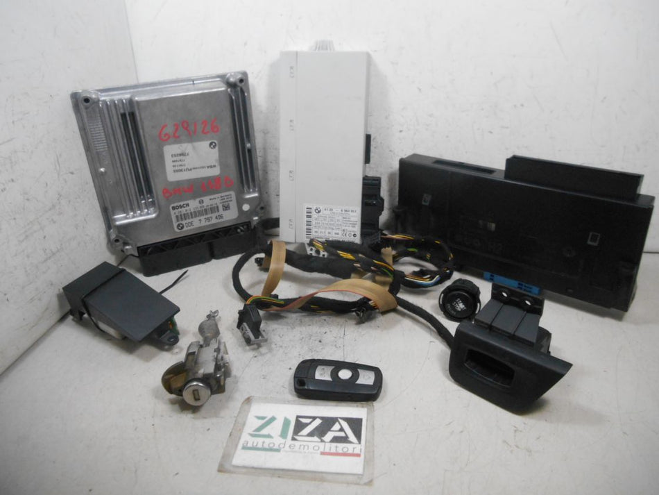 Kit Chiave ECU BMW E87 118d 2.0 90kw 204D4 2006 7797496 0281012335 7798253