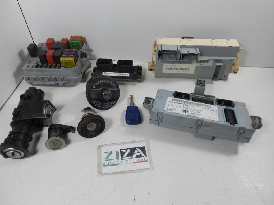 Kit Chiave ECU Fiat Punto 188 1.2 44kw 188A4000 2001 46808846 IAW59F.M3