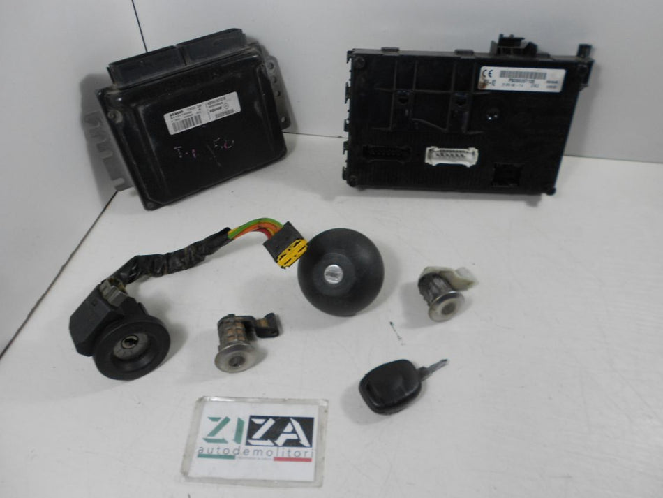 Kit Chiave ECU Renault Clio II 1.2 43kw D7FG7 2002 8200162378 8200029658 S110115000A