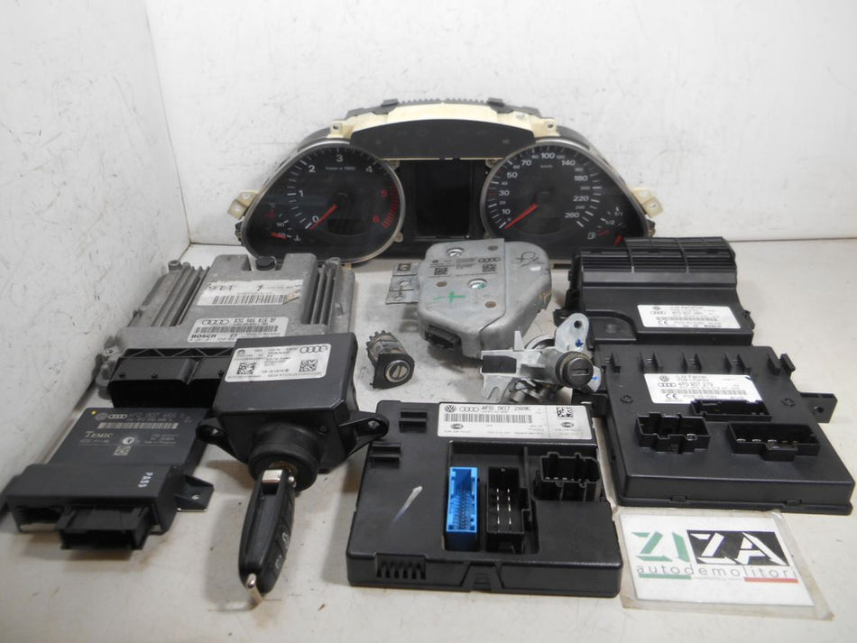Kit Chiave ECU Audi A6 C6 2.0 TDI 140cv BLB 2005 03G906016BF 0281011850