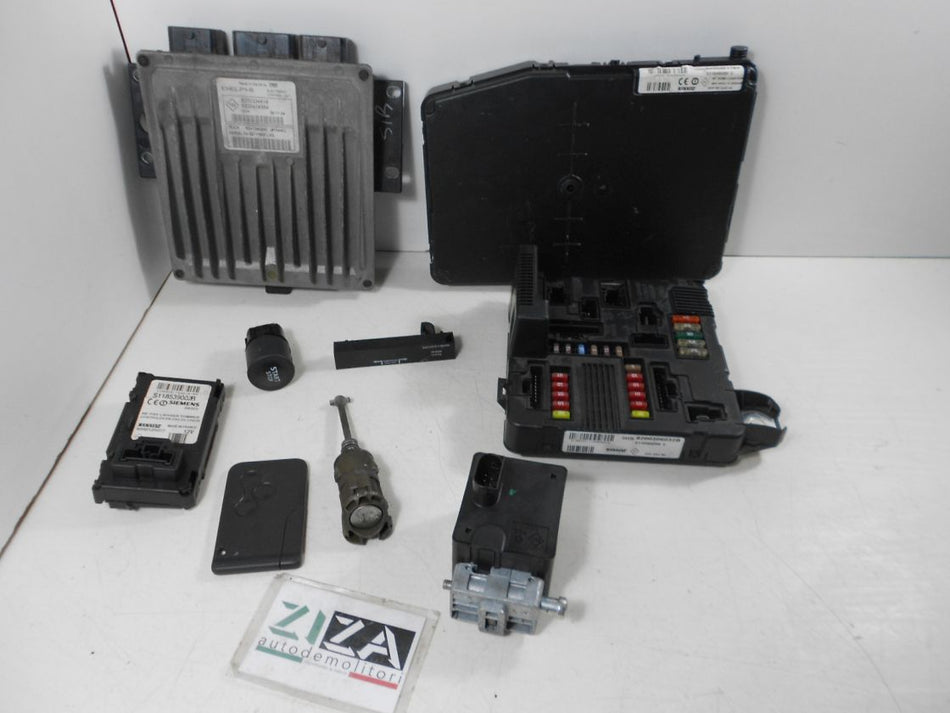 Kit Chiave ECU Renault Scenic II 1.5 DCI 100cv K4MF7 2005 8200334419 8200414354