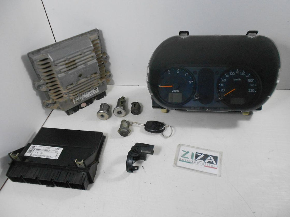 Kit Chiave ECU Ford Fiesta V 1.4 TDCI 50kw 68cv F6JA 2002 2S6A-12A650-BG