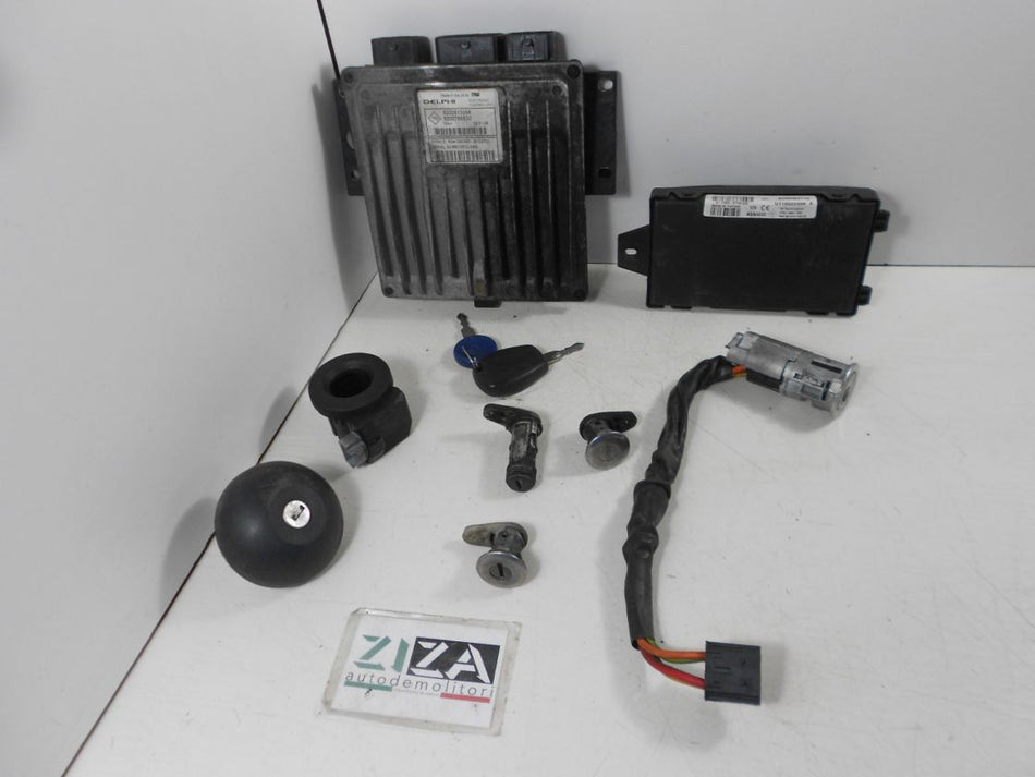 Kit Chiave ECU Dacia Logan SW 1.5 DCI 85cv K9K87 2008 8200513058 8200785530