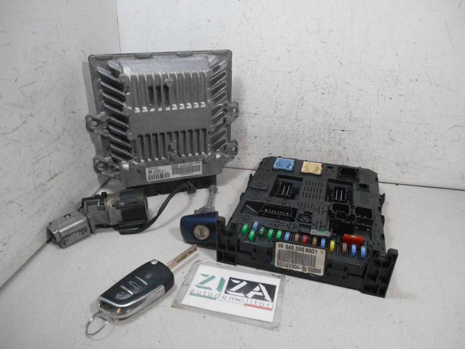 Kit Chiave ECU Citroen C4 Grand Picasso 2.0 100kw RHR 2008 5WS40616C-T 9665100480