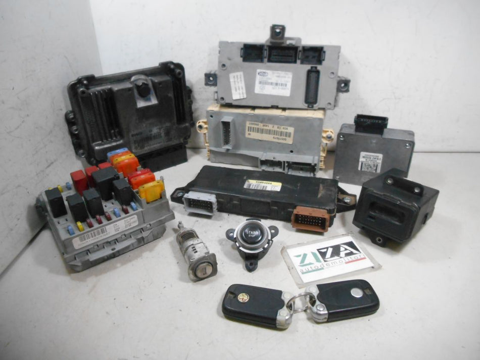 Kit Chiave ECU Alfa 159 SW 1.9 120cv 939A1000 2007 51812913 0281013137