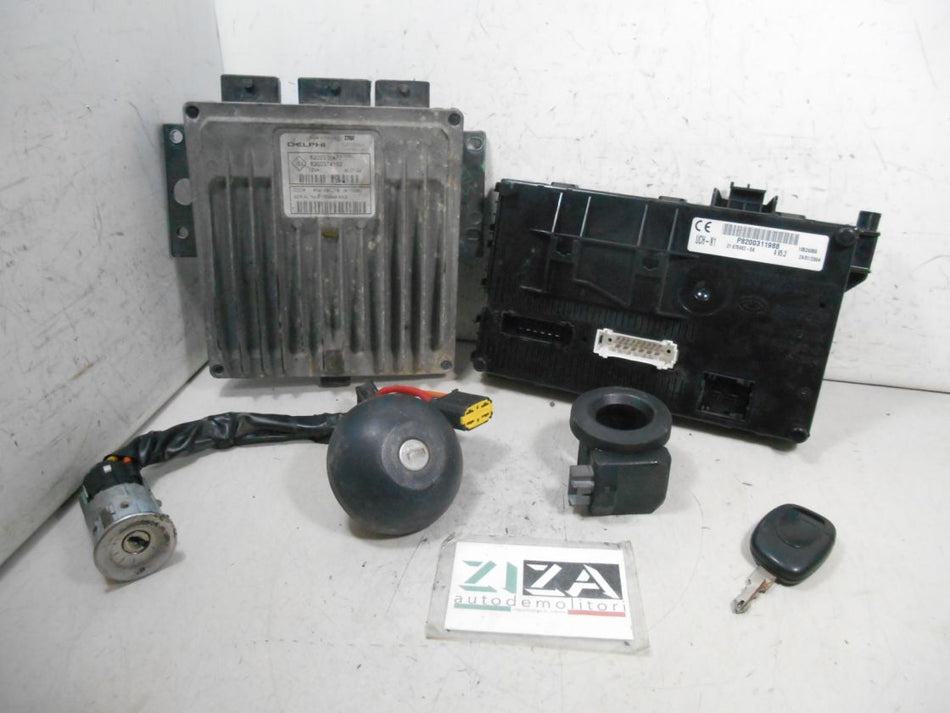 Kit Chiave ECU Renault Clio II 1.5 DCI 65cv K9KA7 2004 8200331477 8200374150