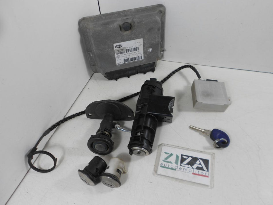 Kit Chiave ECU Fiat Seicento 1.1 54cv 187A1000 2002 55187372 IAW4AF.M9