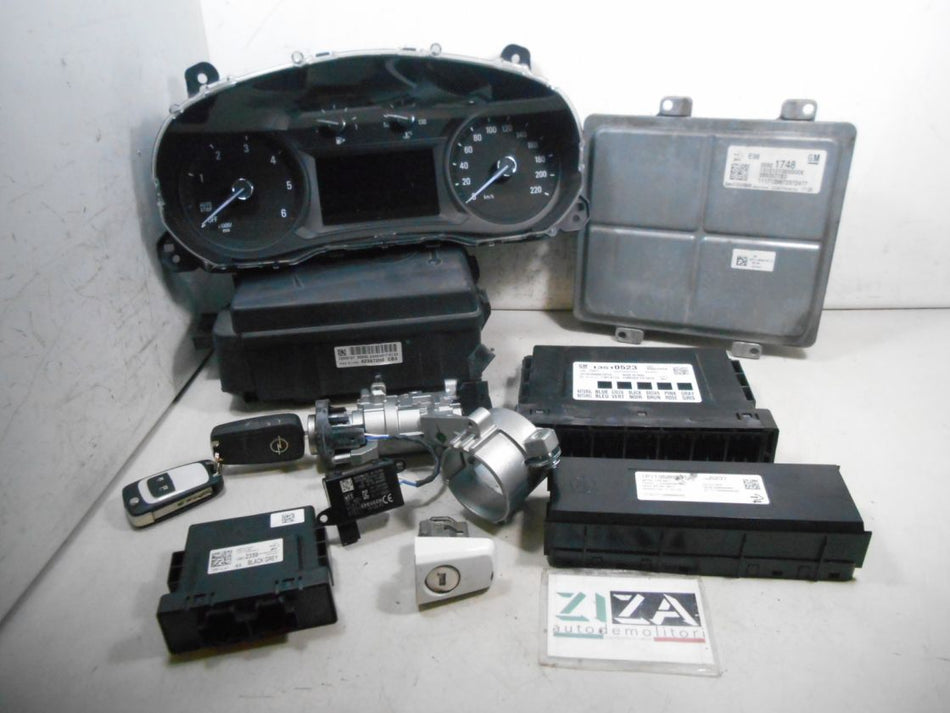 Kit Chiave ECU Opel Mokka A 1.6 CDTI 100kw B16DTH 2015 55501748