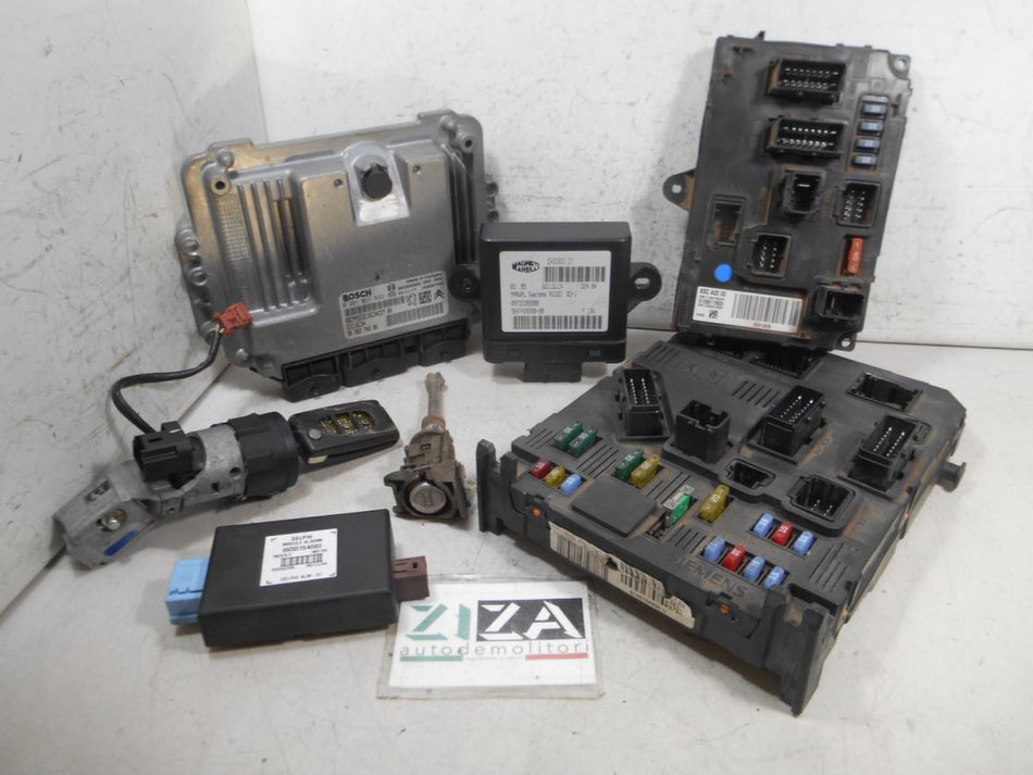 Kit Chiave ECU Peugeot 407 1.6 HDI 80kw 9HZ 2005 9658274680