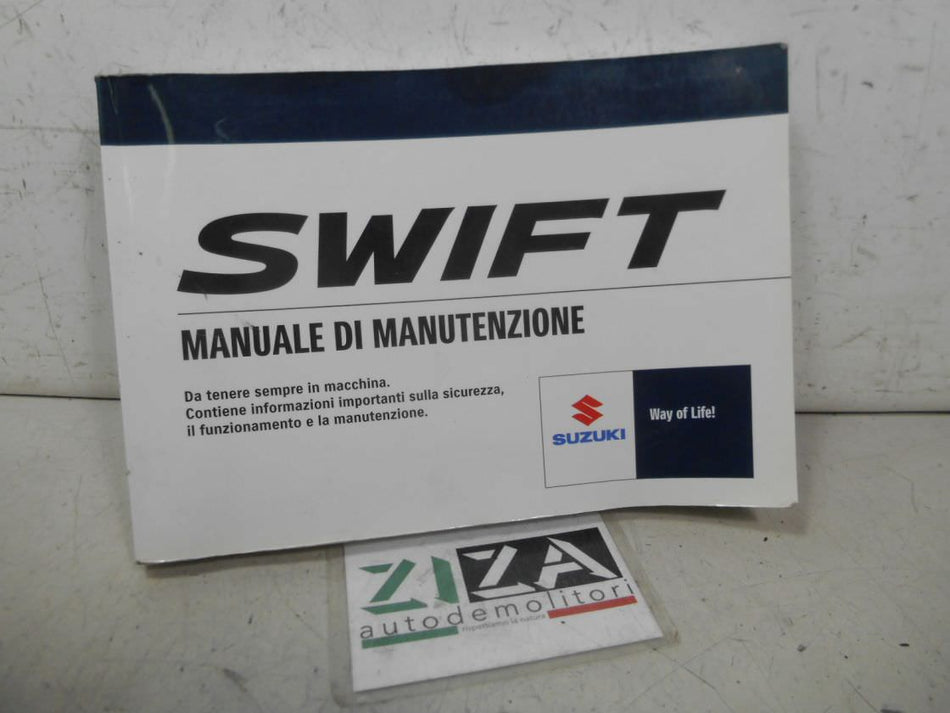 Libretto Manuale Uso Manutenzione Italiano Suzuki Swift V 2010 99011U68L20-34B