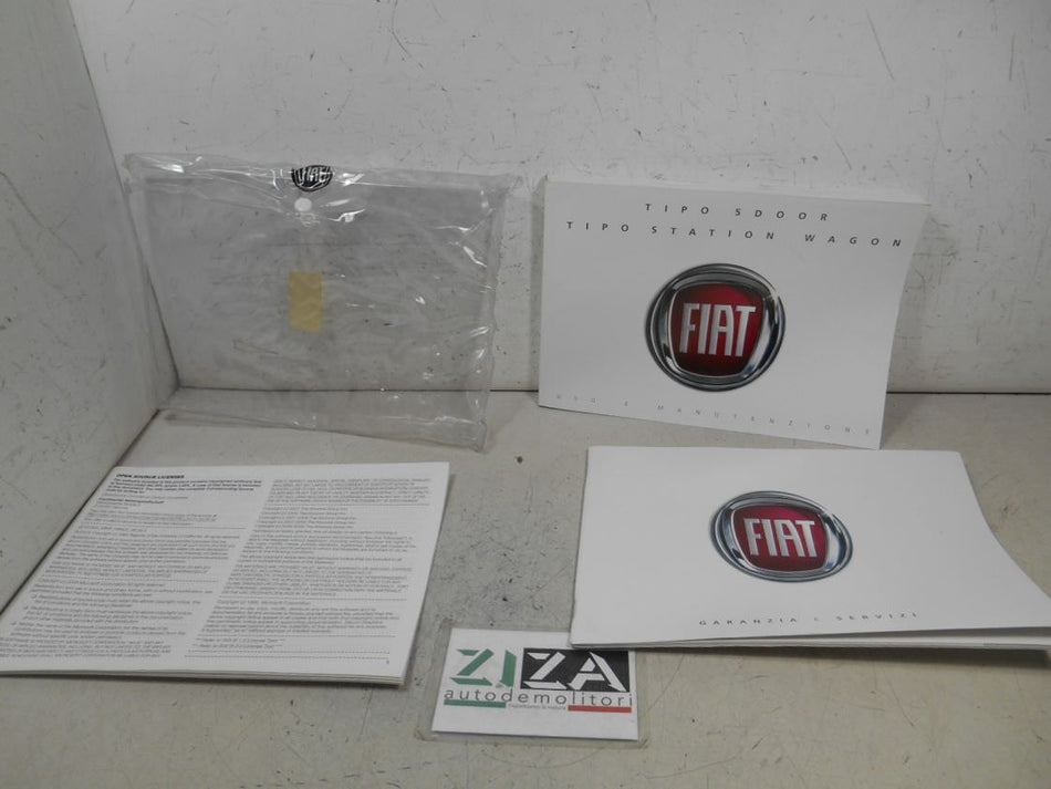 Libretto Manuale Uso Manutenzione Italiano Fiat Tipo 357 2018 603.91.673