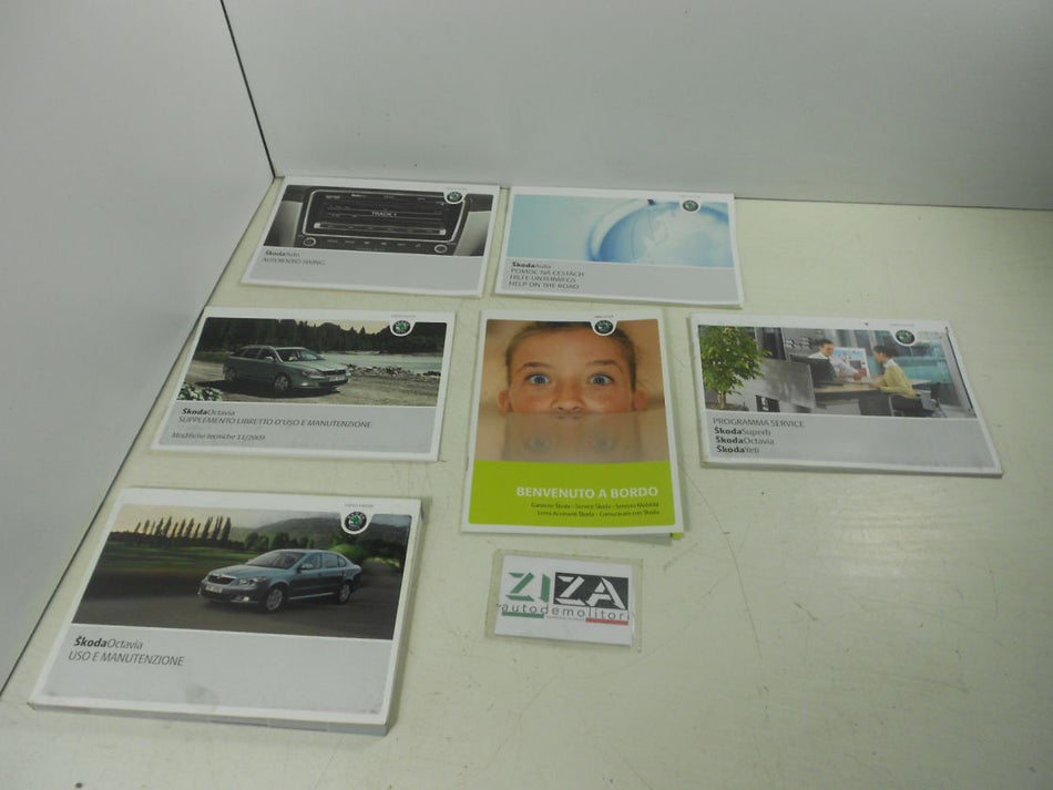 Libretto Manuale Uso Manutenzione Italiano Skoda Octavia 2010
