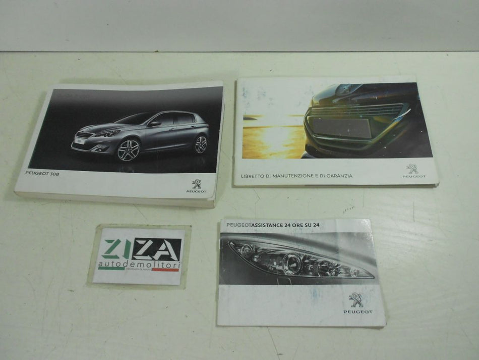 Libretto Manuale Uso Manutenzione Italiano Peugeot 308 I 2009 USATO IT13T910060