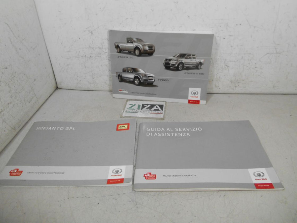 Libretto Manuale Uso Manutenzione Italiano Great Wall Steed 2012