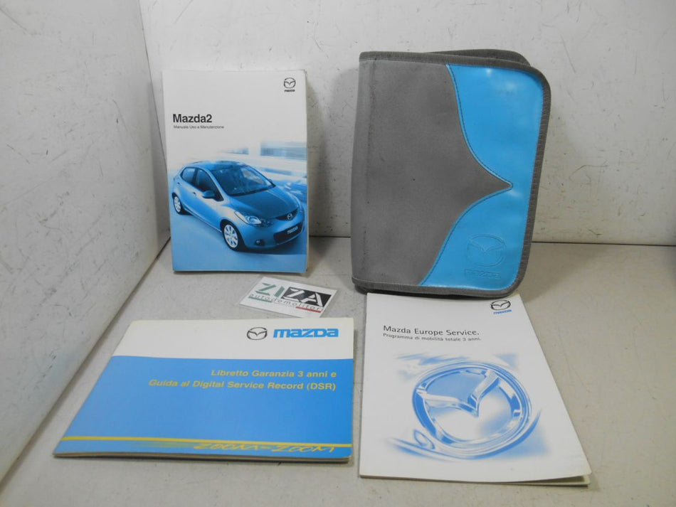Libretto Manuale Uso Manutenzione Italiano Mazda 2 DE 2008 8Z35-EE-08B