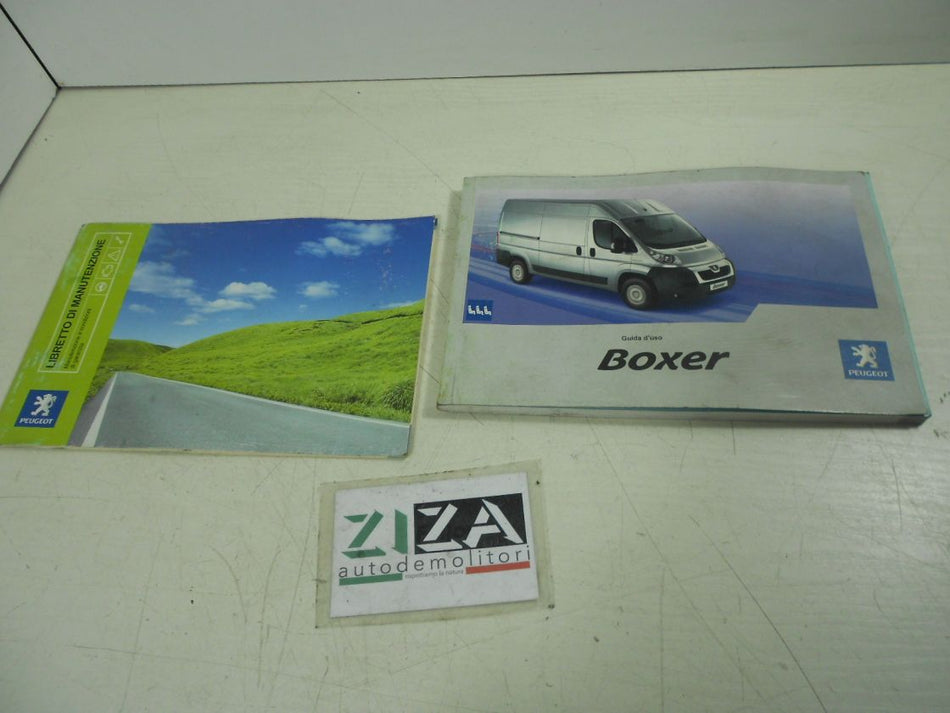 Libretto Manuale Uso Manutenzione Italiano Peugeot Boxer II 2010