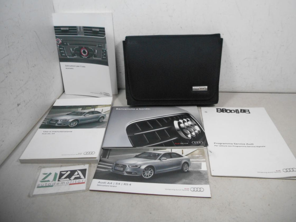 Libretto Manuale Uso Manutenzione Italiano Audi A4 B8 2013