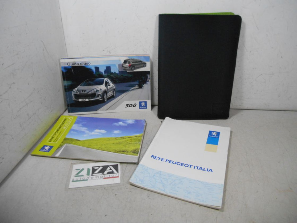 Libretto Manuale Uso Manutenzione Italiano Peugeot 308 I 2009 USATO IT093080060
