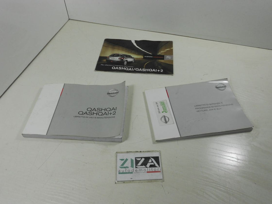Libretto Manuale Uso Manutenzione Italiano Nissan Qashqai J10 2009 7711348365 8200235705