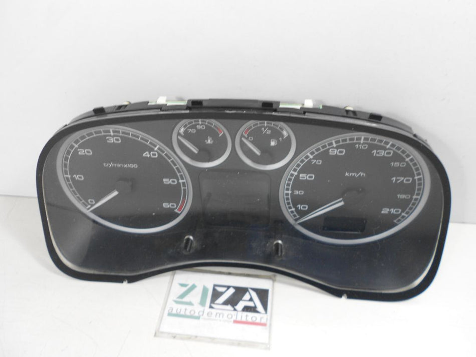 Quadro Strumenti Peugeot 307 SW 1.6 80kw 110cv 9HZ 2004 P9651299680E