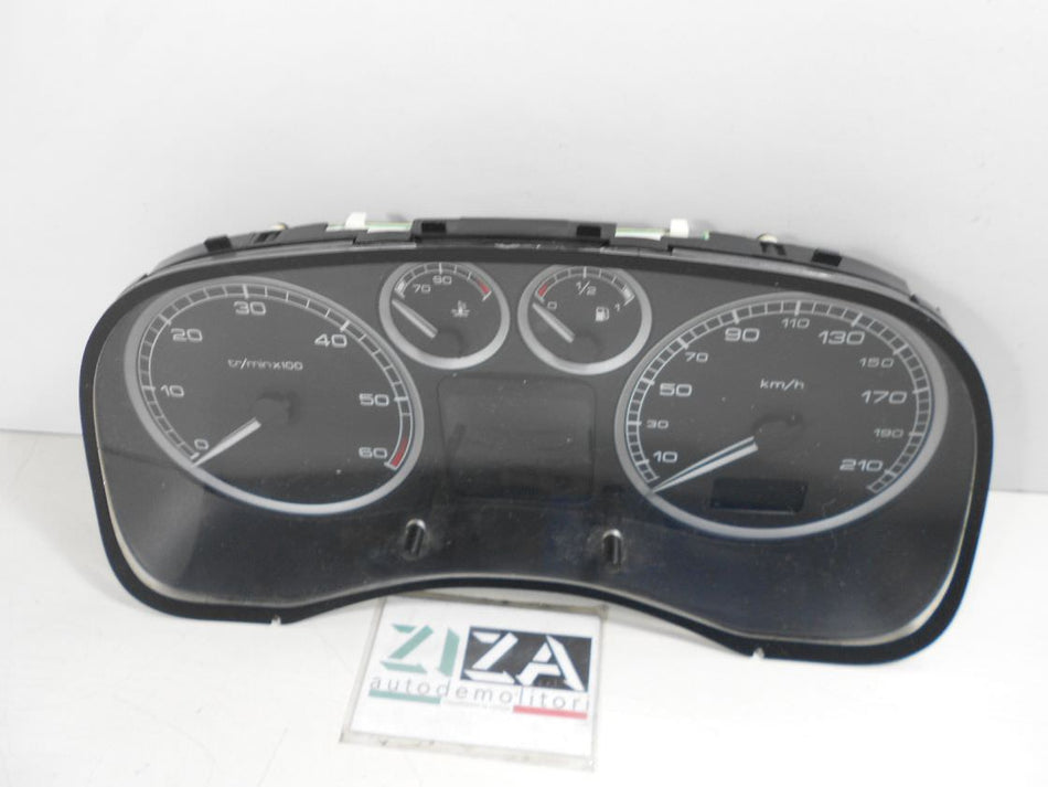 Quadro Strumenti Peugeot 307 SW 1.6 80kw 110cv 9HZ 2004 P9651299680E