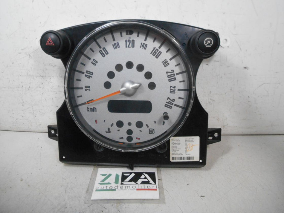 Quadro Strumenti Mini Cooper R50 1.6 90cv W10B16A 2002 6211-6918353