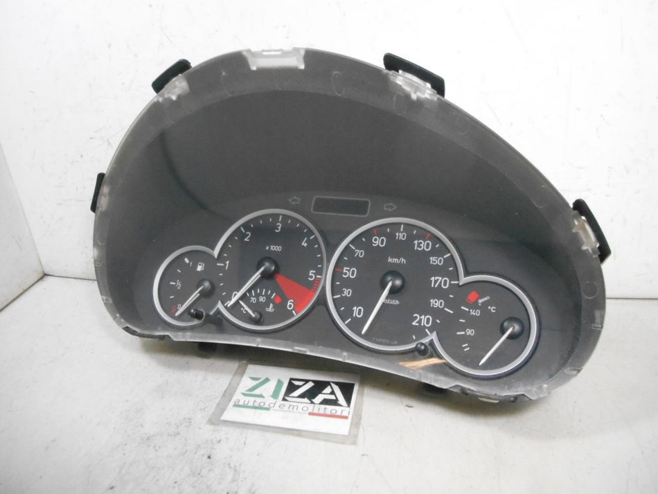 Quadro Strumenti Peugeot 206 1.4 HDI 50kw 68cv 8HZ 2005 9656696580