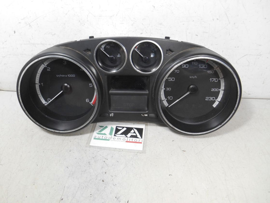 Quadro Strumenti Peugeot 308 I 1.6 HDI 90cv 9HV 2009 9665107480