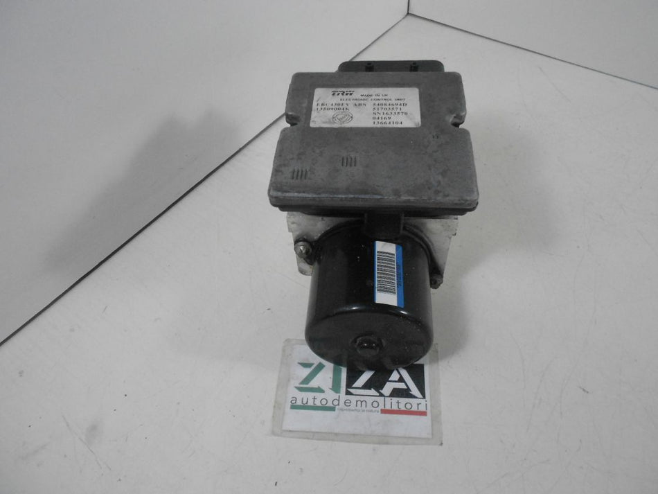 Centralina ABS Lancia Ypsilon 843 2004 51703571 54084694D