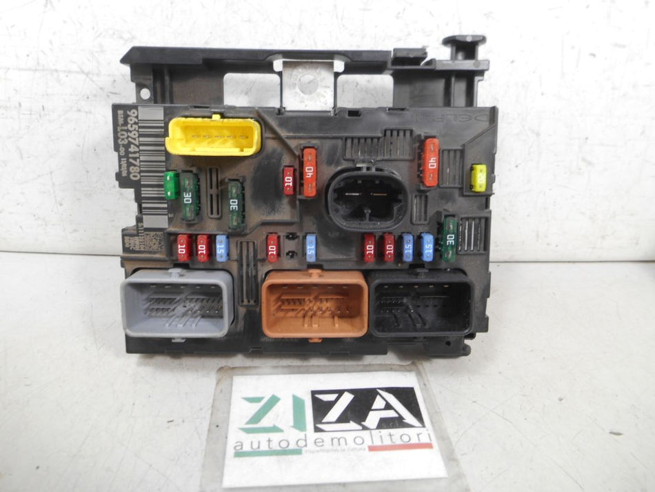 Scatola Fusibili Centralina BSM Citroen C3 I 1.1 60cv HFX 2006 9659741780 INDG