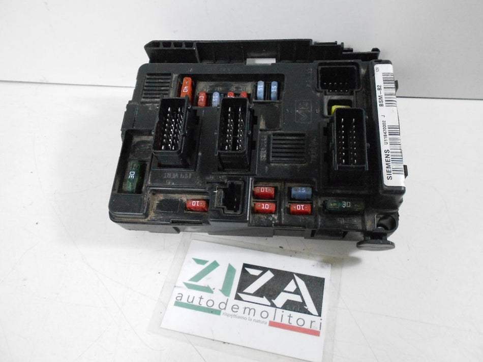 Scatola Fusibili Centralina BSM Citroen Berlingo I 1.6 HDI 90cv 9HX 2009 9650618580-00