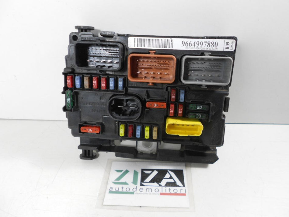 Scatola Fusibili Centralina BSM Citroen C3 I 2009 9664997880 HW7 SW7