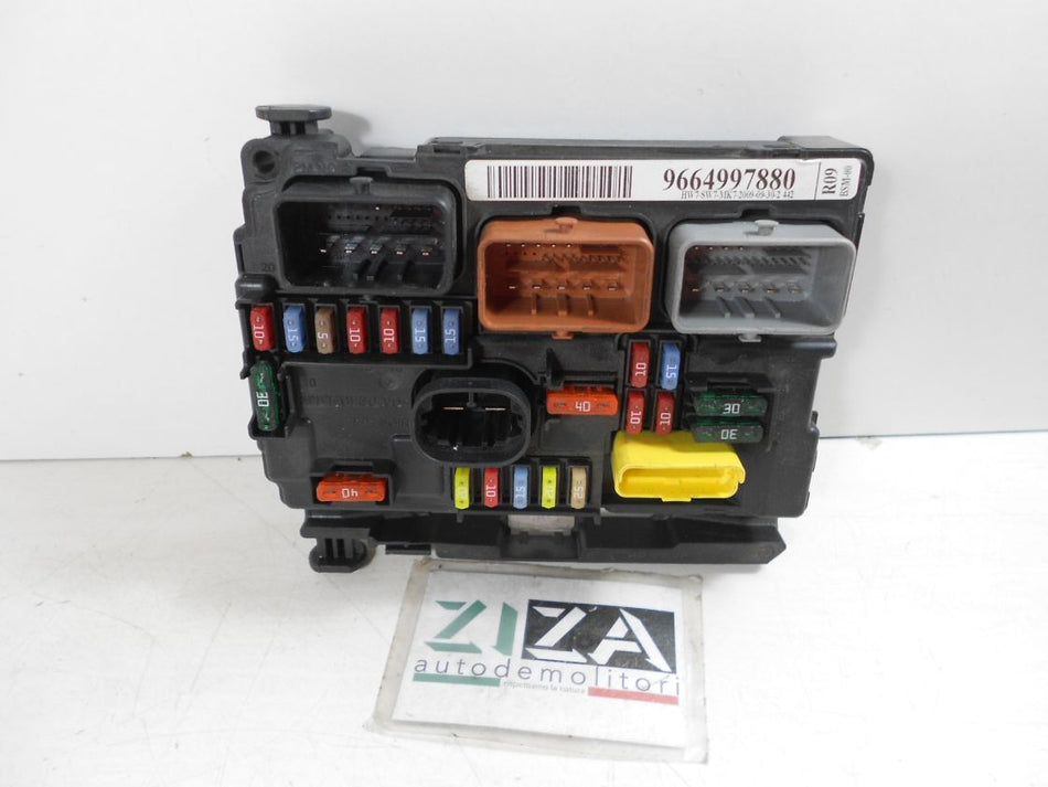 Scatola Fusibili Centralina BSM Citroen C3 I 2009 9664997880 HW7 SW7