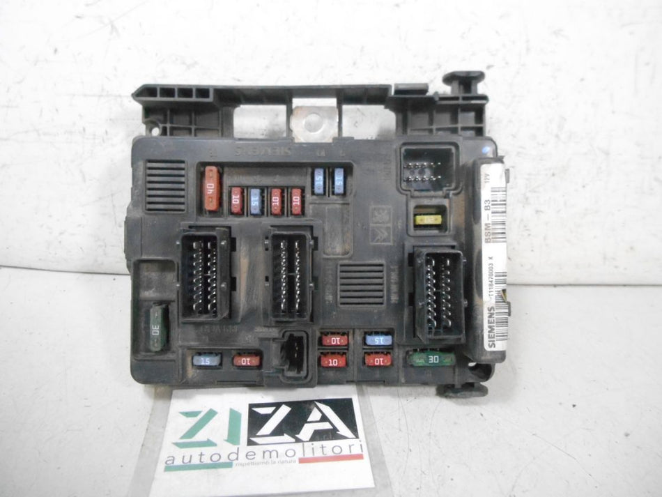 Scatola Fusibili Centralina BSM Peugeot 206 SW 8HZ 2005 9650618480-00
