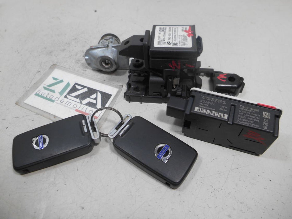 2 Chiavi + Centralina Volvo XC60 2.0 120kw D5204T2 2011 8676873 31252952 31268992