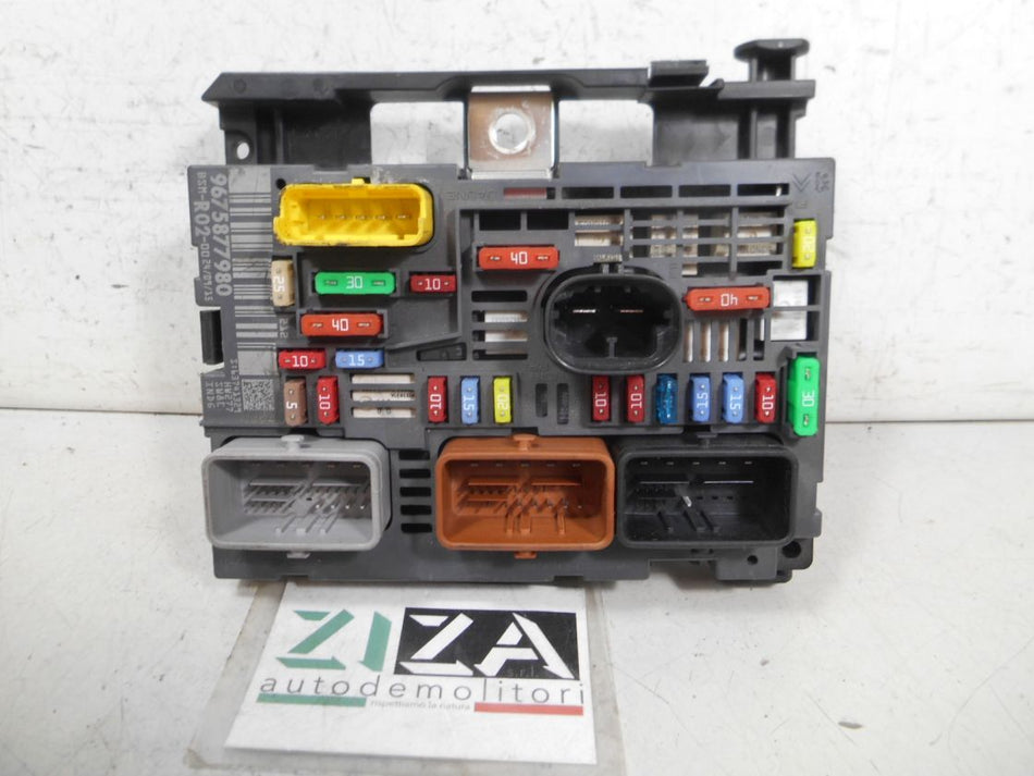 Scatola Fusibili Centralina BSM Peugeot 407 2.0 RHR 2004 9675877980 INDG