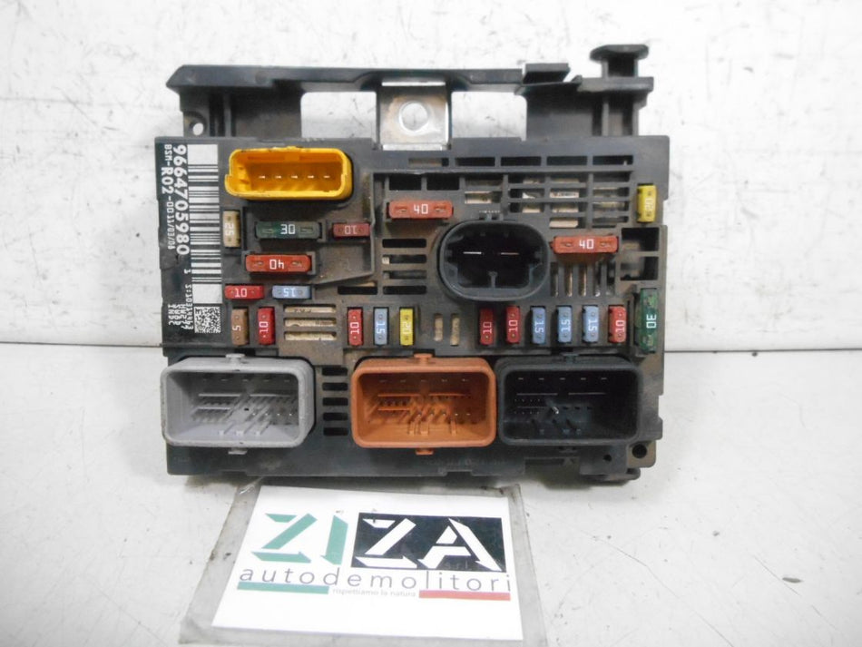 Scatola Fusibili Centralina BSM Citroen C4 Grand Picasso 2008 9664705980 INDC HW277 SW8D