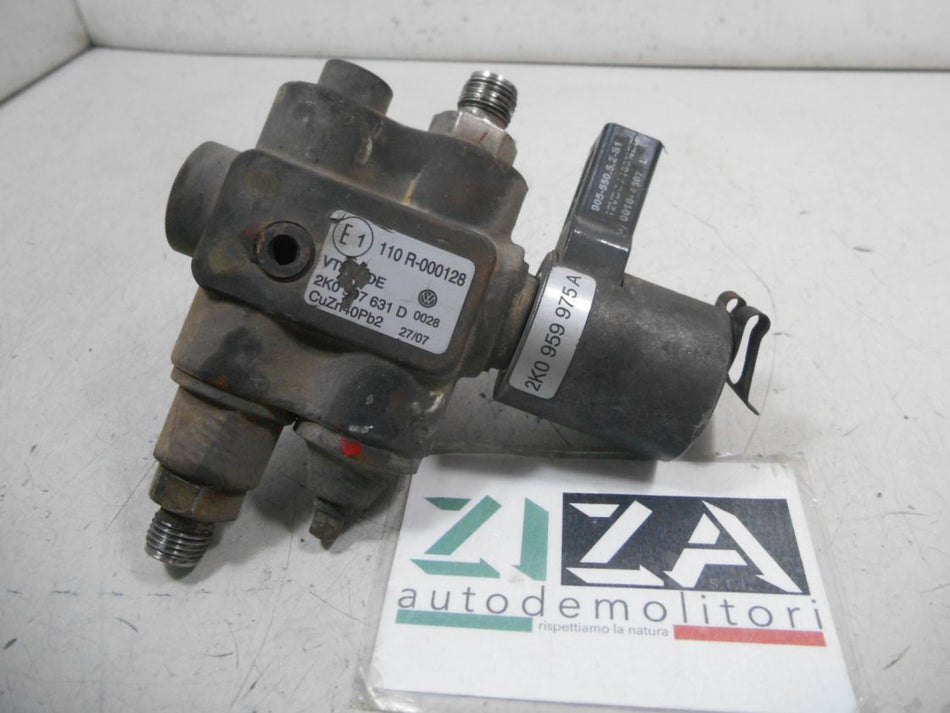 Elettrovalvola Metano VW Touran 2.0 B/Met 80kw BSX 2007 2K0907631D 2K0959975A 110R-000128