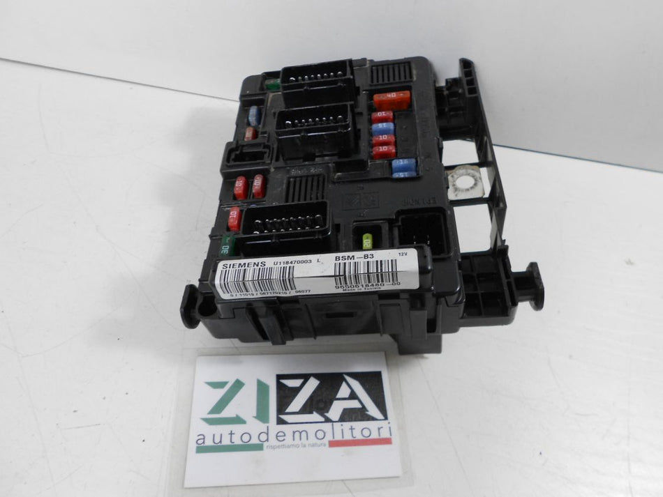 Scatola Fusibili Centralina BSM Peugeot 1007 1.4 54kw KFV 2007 9650618480-00