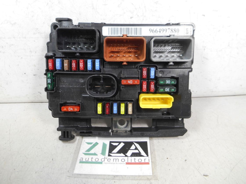 Scatola Fusibili Centralina BSM Citroen C3 I 2009 9664997880 HW7 SW7