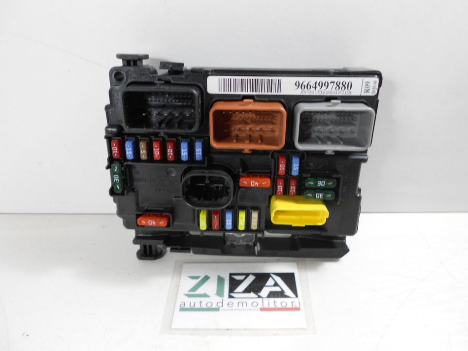 Scatola Fusibili Centralina BSM Citroen C3 I 2009 9664997880 HW7 SW7