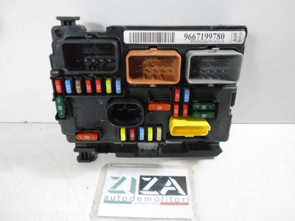 Scatola Fusibili Centralina BSM Peugeot 207 2012 9667199780